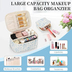OCHEAL Makeup Bag Set, Portable Travel Makeup Bags Cosmetic Organizer Bag - Image 2