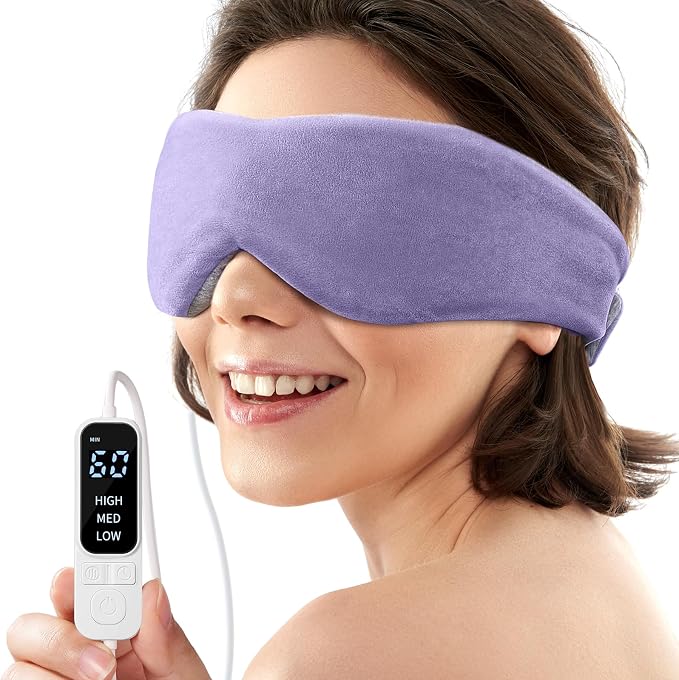 YFONG Heated Eye Mask, Warm Eye Compress Mask by YFONG