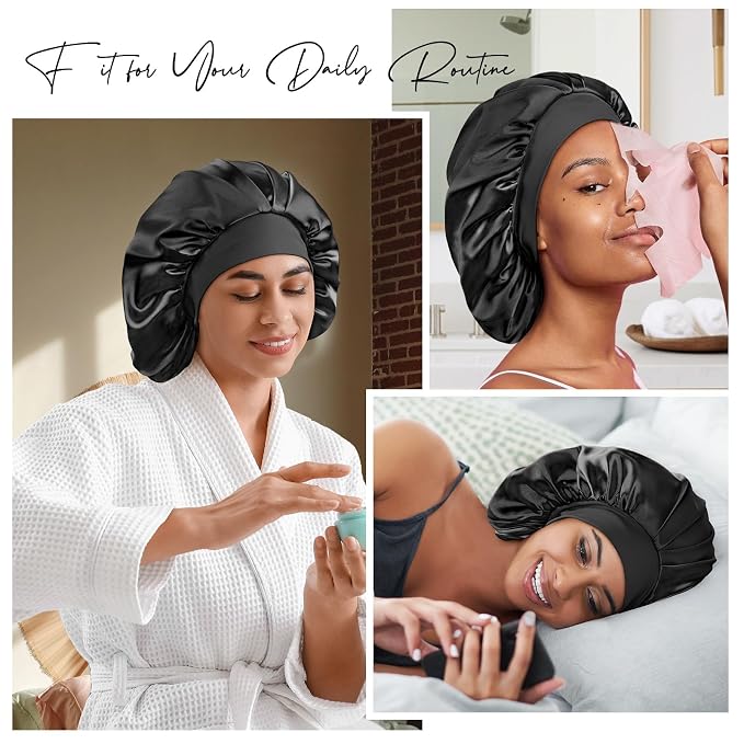 22 Momme 100% Real Mulberry Silk Bonnet - Image 6