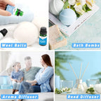 Fragrance Oil, ESSLUX Clean Set of Scented Oils, Essential Oils - Image 5