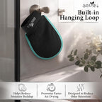 Exfoliating glove for Shower & Exfoliating body scrubber – 100% Vegan Viscose - Image 9