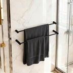 Towel Racks for Bathroom, NEWRAIN 30 inch Double Bath Towel Bar Wall Mounted - Image 4