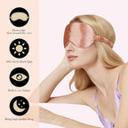SilkDream 100% Mulberry Silk Sleep Mask Eye Mask - Image 4
