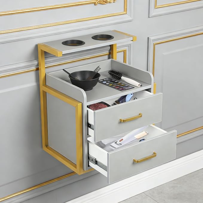 Suspended Salon Wall Cabinet by Unknown