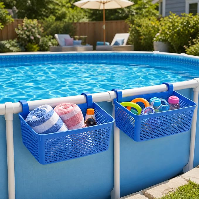 2 Packs XL Poolside Storage Basket - Image 3