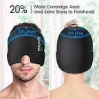 ONLYCARE Migraine Relief Cap, Soothing Migraine Mask, Upgraded Odorless Gel Ice - Image 5