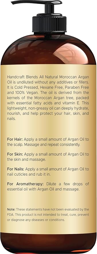 Handcraft Blends Moroccan Argan Oil - Image 2