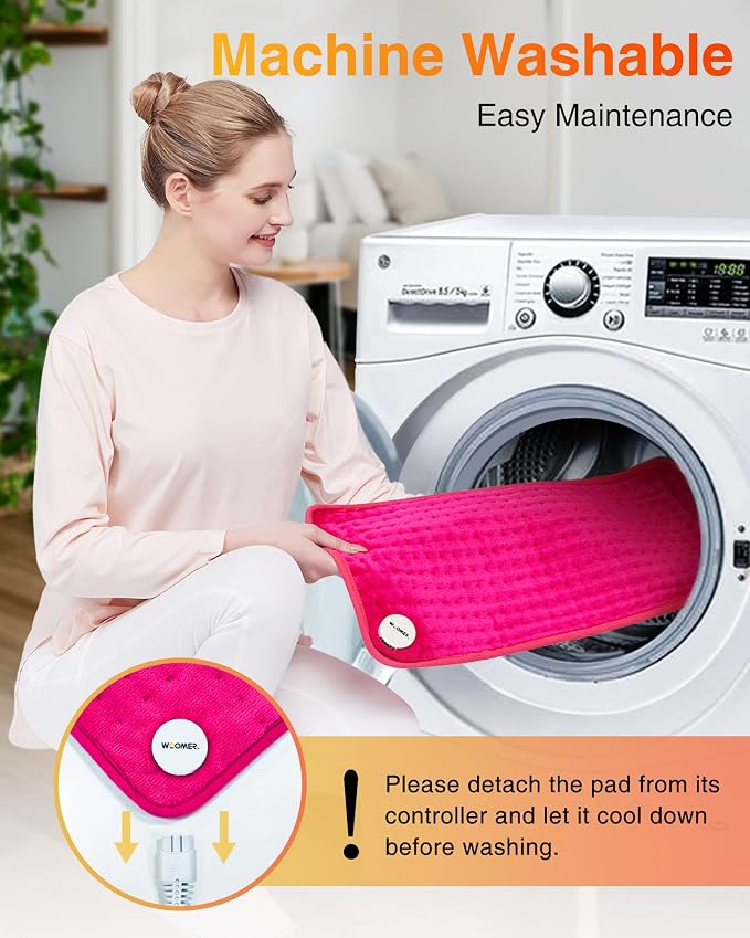 WOOMER Extra Large Heating Pad, Electric Heating Pad - Image 6