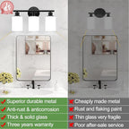 Zarbitta 3-Light Bathroom Light Fixtures, Bathroom Wall Lamp - Image 3