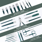 WOAMA Manicure Set Nail Clippers 30-piece Pedicure Kit Manicure Tools Nail - Image 5
