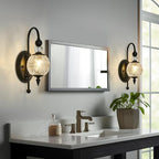 Piepooye Vintage Black Wall Sconce - Image 4