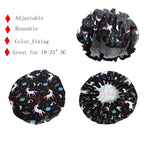 Unicorn Shower Cap for Women Men, Hotel and Hair Salon - Image 4