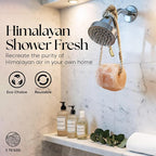 UMAID Himalayan Pink Salt Rock for Shower & Bath – Salt Buddy™ 4 lb Hanging - Image 5