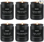6 Pack Candles for Home Scented Aromatherapy Candles Gifts Set for Mens by JXDLSQCandlesGiftsSets
