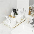 Weenson Bathroom Vanity Tray for Makeup Jewelry Candle Perfume Decor Toilet Tank by Weenson