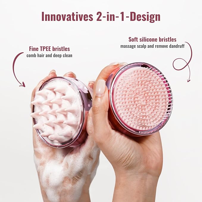 SHINLEA 2 in 1 Scalp Massager Hair Growth, Scalp Scrubber - Image 2