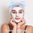 VELSCRUN Spa Headbands for Wash Face, Makeup Headband, Facial Skincare Headbands - Image 4