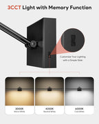 VONLUCE 36" LED Bathroom Vanity Light, 3CCT Modern LED Vanity Lights - Image 2