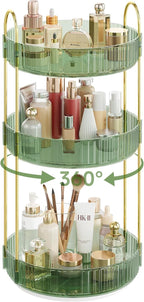 Rotating Makeup Organizer Countertop, Skincare Organizers, Spinning Perfume by Kinkota