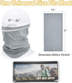 TICONN Neck Gaiter Face Cover Scarf, Neck Warmer Breathable Sun & Wind-proof - Image 7