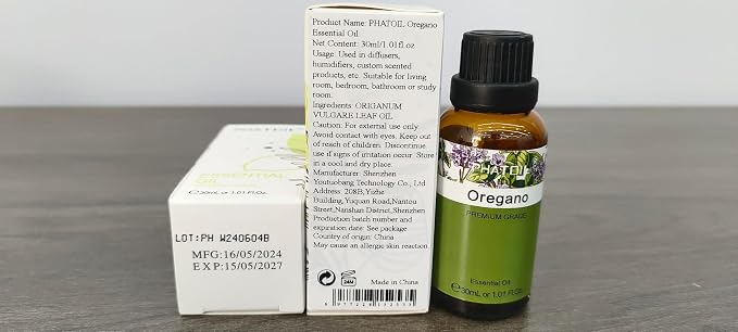 Oregano 1.01fl.oz Essential Oil, PHATOIL Pure Aromatherapy Oils - Image 8