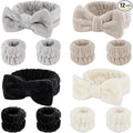SLNZAPTY 12 PCS Face Wash Headband Wristband Set by SLNZAPTY