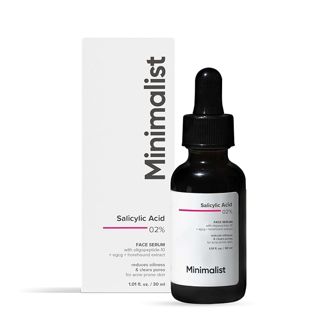Salicylic Acid 2% Face Serum for Acne, Oil Control & Open Pores | Minimalist - Image 5