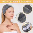 SINLAND Spa Headband for Women Ultra Soft Adjustable Makeup Hair Band - Image 3