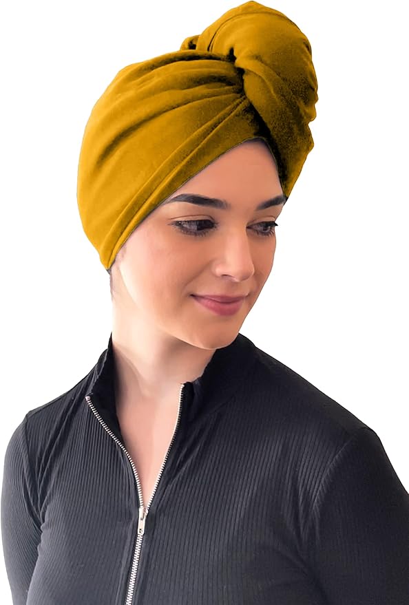 Elizabeth Roberts 100% Cotton T Shirt Hair Towel Wrap Plopping Essential Turban - Image 2
