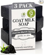 Southern Natural Activated Charcoal Soap Bar Face and Body Soap by SouthernNatural
