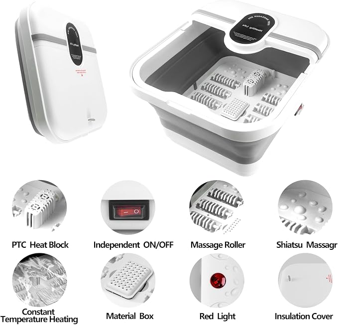 Collapasible Foot Spa Bath Massager - Image 2