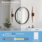 Modern Bathroom Vanity Light 24 inch, Dimmable 5CCT Led Bathroom Light Fixture - Image 3
