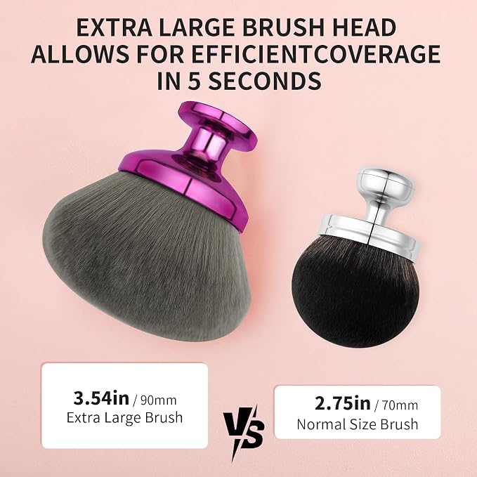 docolor Self Tanner Brush Extra Large Body Makeup Brush, 3.5 Inch Width - Image 5