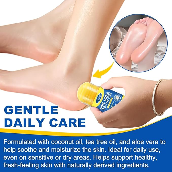 Urea Cream Stick 60% + 2% Salicylic Acid, Foot & Hand Balm - Image 3