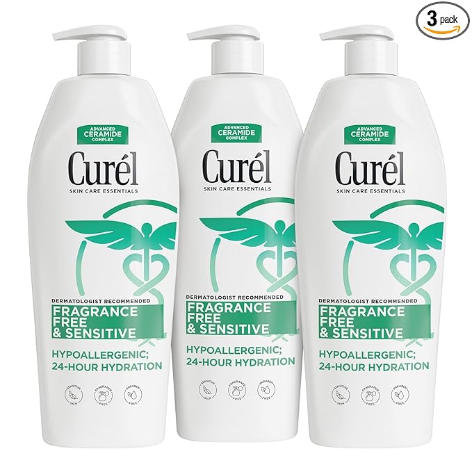 Curel Fragrance Free Lotion, Sensitive Hypoallergenic Lotion by Cur%C3%A9lSkincare