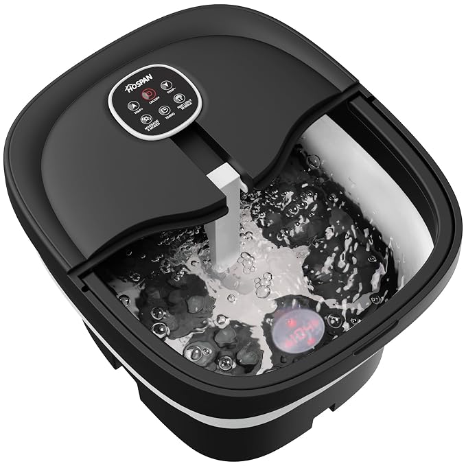 HOSPAN Collapsible Foot Spa Electric Rotary Massage, Foot Bath by HOSPAN
