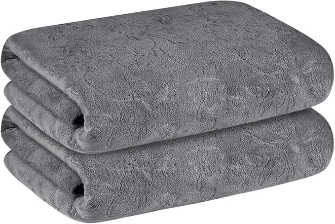 JML Bath Towels 4 Pack, Oversized Microfiber Bath Towels - Image 4