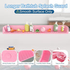 Splash Guard for Bathtub Kids, Silicone Bath Splash Guard Play Shelf, Tub Water - Image 5