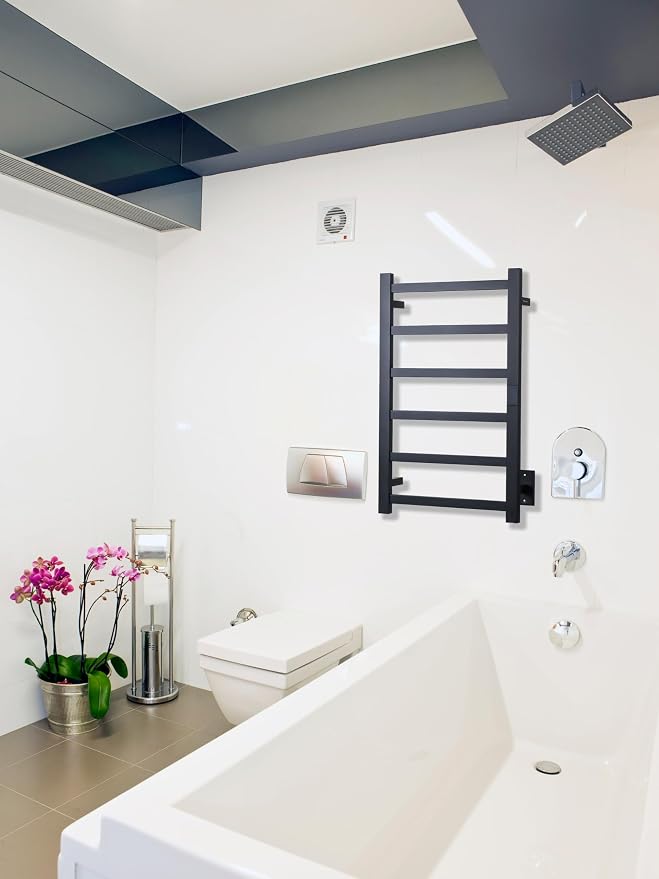 Topdattion Smart Wireless Electric Towel Warmer | Blade Thin 6 Bar Design | - Image 5