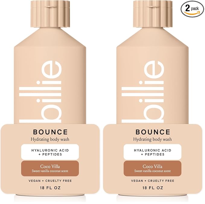Billie Bounce, Hydrating Body Wash, Hyaluronic Acid + Peptides, Hydrating & by TheAward-WinningRazor