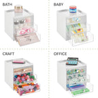 mDesign Makeup Organizer Storage Station Cube - Image 6