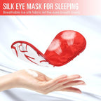 Sleep Mask w/Cooling Gel Eye Mask, Silk Eye Mask - Image 2