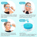 BLOOMORA Retinol & Collagen Under Eye Patches, Under Eye Mask - Image 6