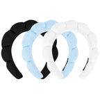 3 Pack Hairband for Washing Face, Skincare Headbands Makeup Headband Sponge by ACO-UINT