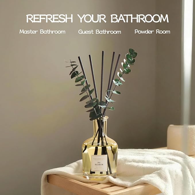 COCORRÍNA Fig Blossom Reed Diffuser – 6.76 oz Essential Oil - Image 4
