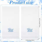 MASHAN Class of 2026 Graduation Hand Towels 3 Pack, 100% Cotton Soft Absorbent - Image 2