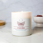 Carolina Citrus Rose Scented Candle, 16 oz Wellness Relaxing Aromatherapy Candle - Image 3