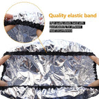 TCOTBE 2 pieces conditioning caps made of aluminum foil, thickened shower caps - Image 3