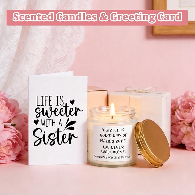 Mothers Day Birthday Gifts for Sister, Sister Mothers Day Birthday Gifts from - Image 5