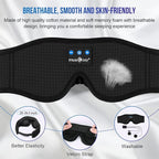 MUSICOZY 3D Bluetooth 5.4 Sleep Headphones, Breathable Wireless Music Eye Mask - Image 3